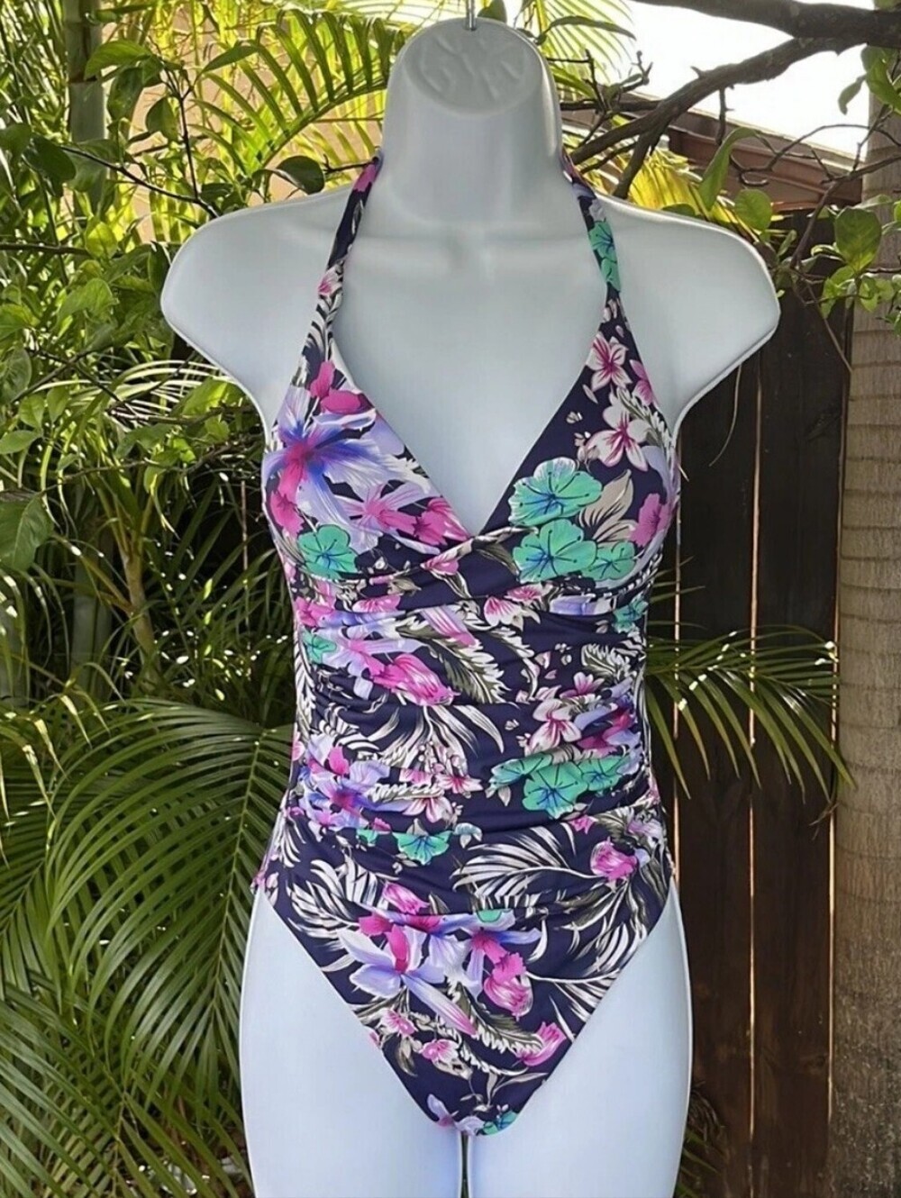 Moontide Floral Halter Top Bething Suit